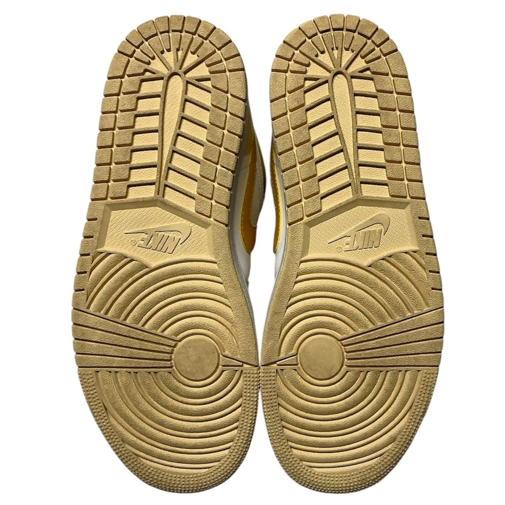 Nike Women’s Air Jordan 1 Low Sail Yellow Ochre’ - Picture 6 of 10